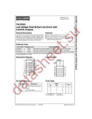 74LVX541M datasheet  